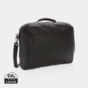 Fashion black 15.6" laptop bag PVC free, black