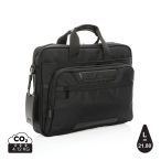   Swiss Peak AWARE™ RPET Voyager 15.6" laptop bag, black