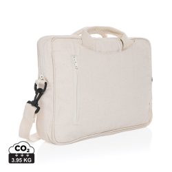   Laluka AWARE™ recycled cotton 15.4 inch laptop bag, off white