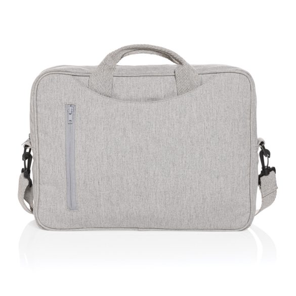 Laluka AWARE™ recycled cotton 15.4 inch laptop bag, grey