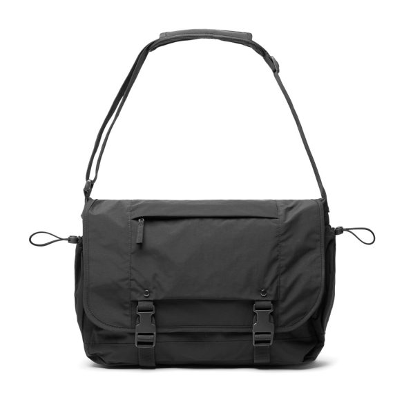 KENTO URBAN RCS recycled nylon 15.6 inch Messenger, black