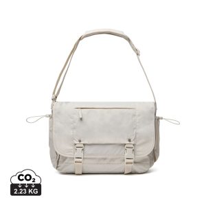 KENTO URBAN RCS recycled nylon 15.6 inch Messenger, beige