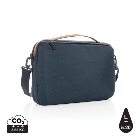 Impact AWARE™ 300D two tone deluxe 15.6" laptop bag, navy