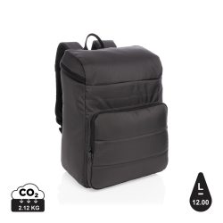 Impact AWARE™ RPET cooler backpack, black, black
