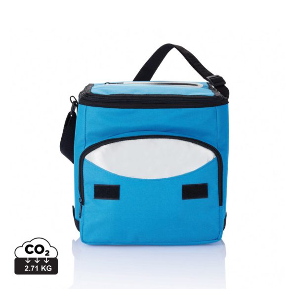 Foldable cooler bag, blue