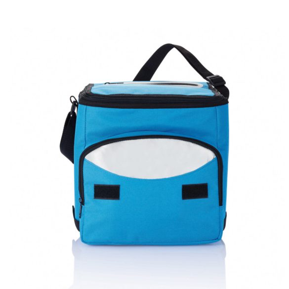 Foldable cooler bag, blue