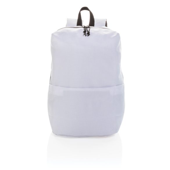 Casual backpack PVC free, white