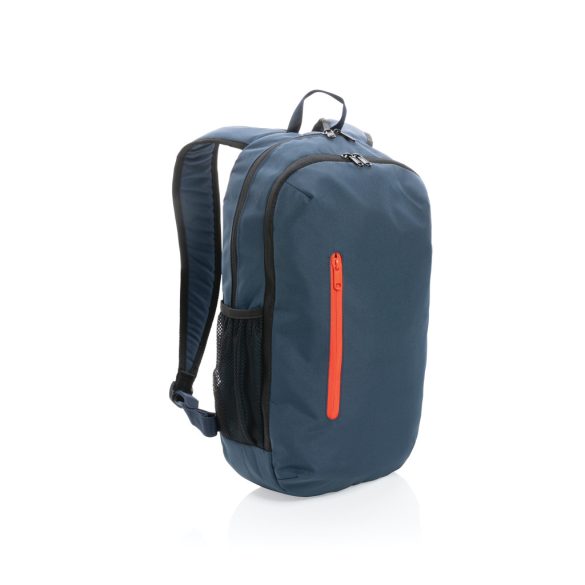 Impact AWARE™ 300D RPET casual backpack, navy