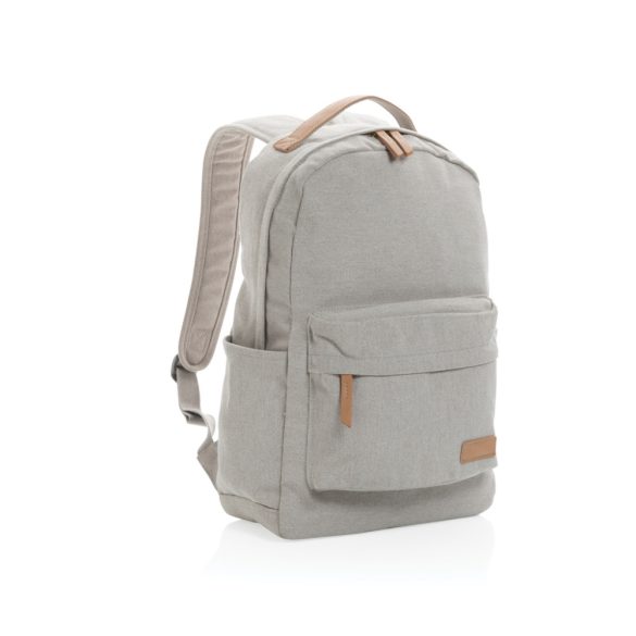 Impact AWARE™ 16 oz. recycled canvas backpack, grey