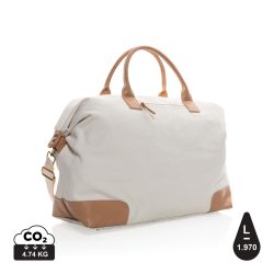 Impact AWARE™ 16 oz. rcanvas large weekend bag, white