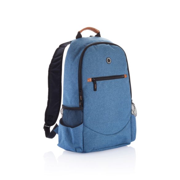 Fashion duo tone backpack, blue