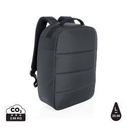  Impact AWARE™ RPET anti-theft 15.6"laptop backpack, black