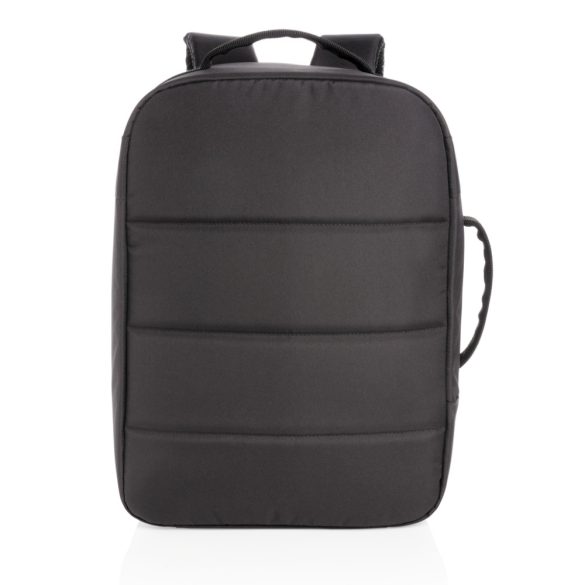 Impact AWARE™ RPET anti-theft 15.6"laptop backpack, black