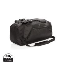 Swiss Peak RFID sports duffle & backpack, black