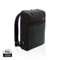   Swiss Peak 15" anti-theft RFID & USB backpack PVC free, blac