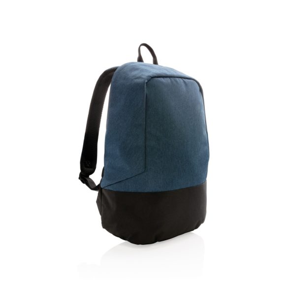 Standard RFID anti theft backpack PVC free, blue