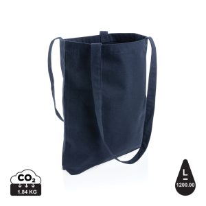 Impact Aware™ Recycled cotton tote, navy