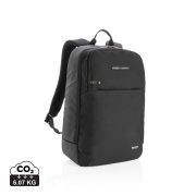   Swiss Peak laptop backpack with UV-C steriliser pocket, black