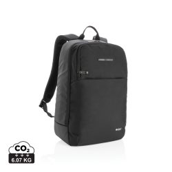   Swiss Peak laptop backpack with UV-C steriliser pocket, black