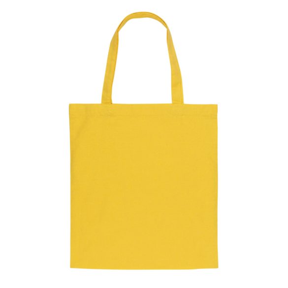 Impact AWARE™ Recycled cotton tote 145g, yellow