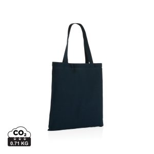 Impact AWARE™ Recycled cotton tote 145g, navy