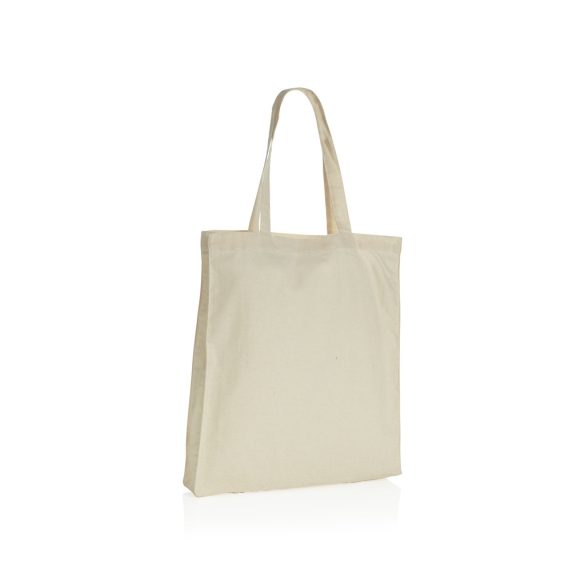 Impact AWARE™ Recycled cotton tote w/bottom 145g, off white