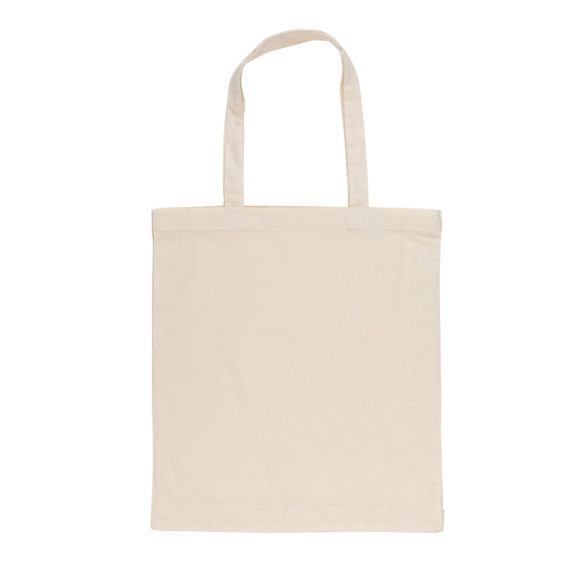 Impact AWARE™ Recycled cotton tote w/bottom 145g, white