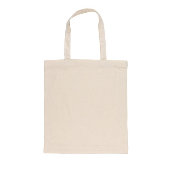 Impact AWARE™ Recycled cotton tote w/bottom 145g, off white