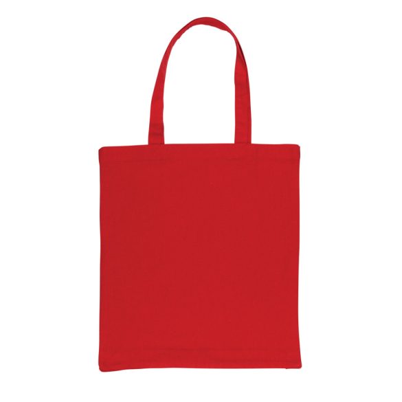 Impact AWARE™ Recycled cotton tote w/bottom 145g, red