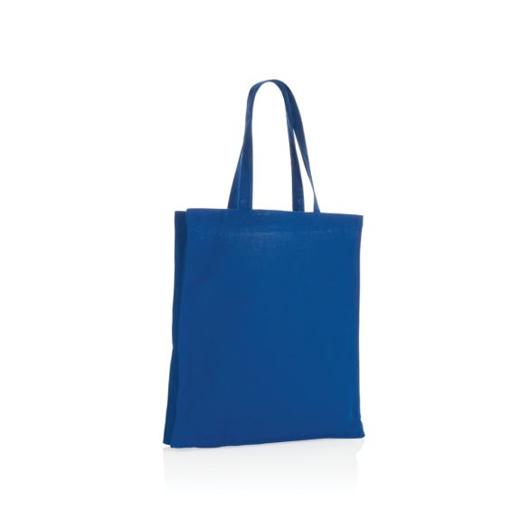 Impact AWARE™ Recycled cotton tote w/bottom 145g, blue