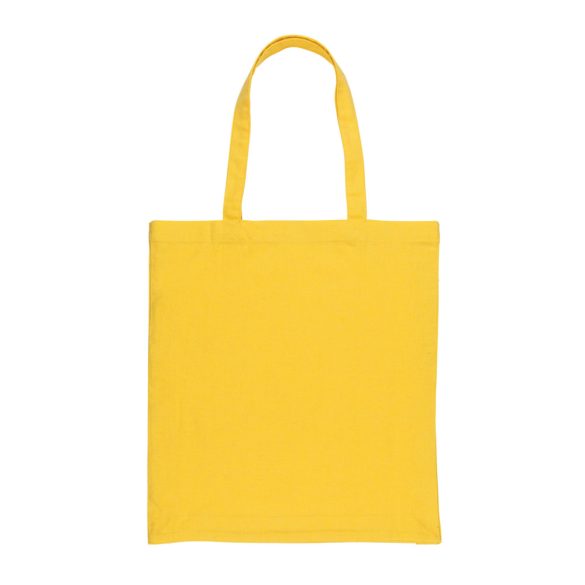 Impact AWARE™ Recycled cotton tote w/bottom 145g, yellow