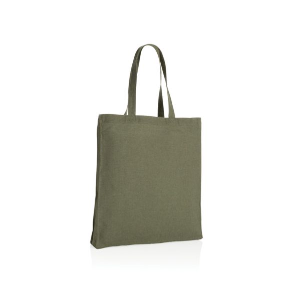 Impact AWARE™ Recycled cotton tote w/bottom 145g, green