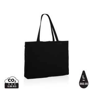 Impact AWARE™ Recycled cotton shopper 145g, black