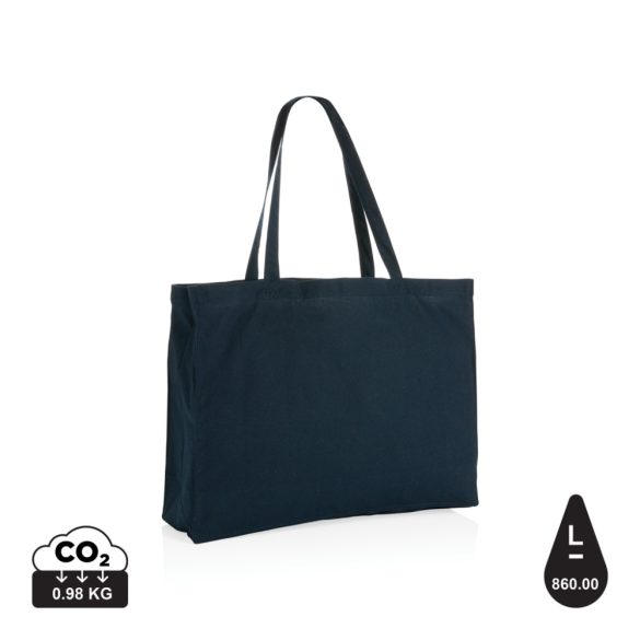 Impact AWARE™ Recycled cotton shopper 145g, navy