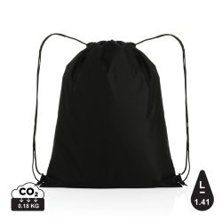 Impact AWARE™ RPET 190T drawstring bag, black