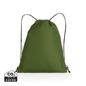 Impact AWARE™ RPET 190T drawstring bag, green
