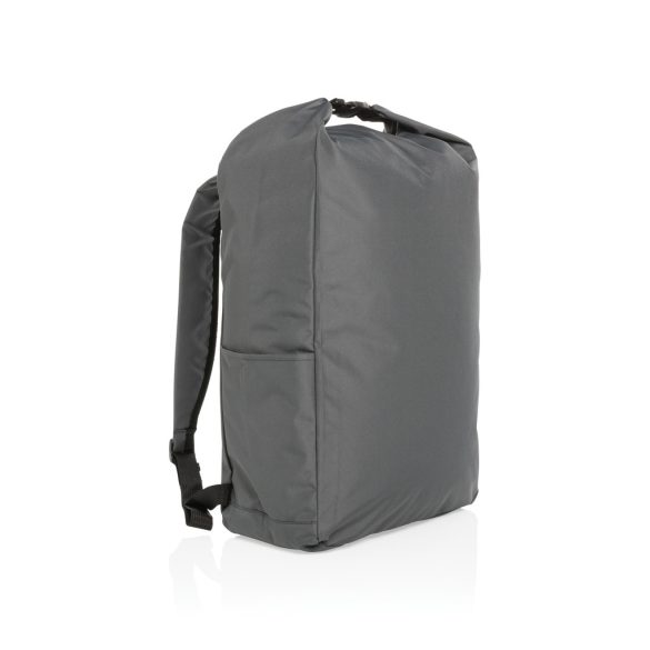 Impact AWARE™ RPET lightweight rolltop backpack, anthracite