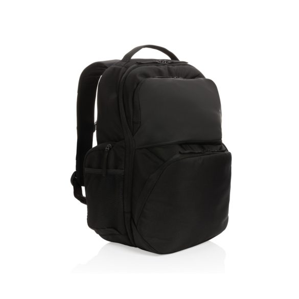 Swiss Peak AWARE™ RPET 15.6 inch commuter backpack, black