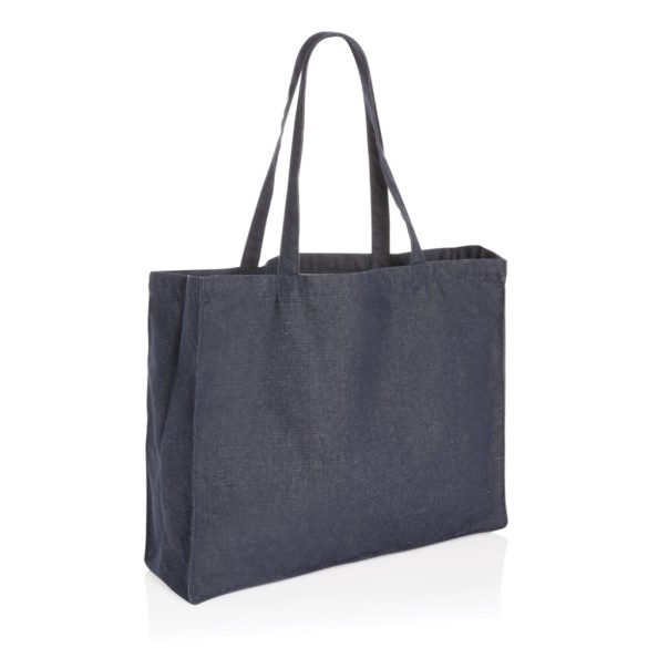 Impact AWARE™ recycled denim shopper, blue