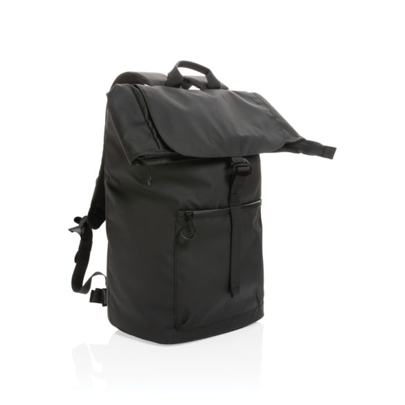 Impact AWARE™ RPET Water resistant 15.6"laptop backpack, bla