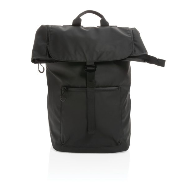 Impact AWARE™ RPET Water resistant 15.6"laptop backpack, bla