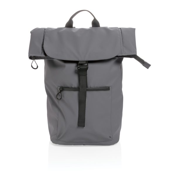 Impact AWARE™ RPET water resistant 15.6" laptop backpack, anthracite