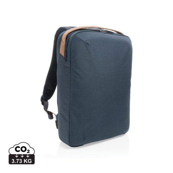 Impact AWARE™ 300D two tone deluxe 15.6" laptop backpack, navy