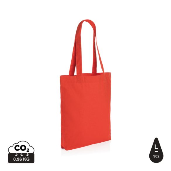 Impact Aware™ 285 gsm rcanvas tote bag, red