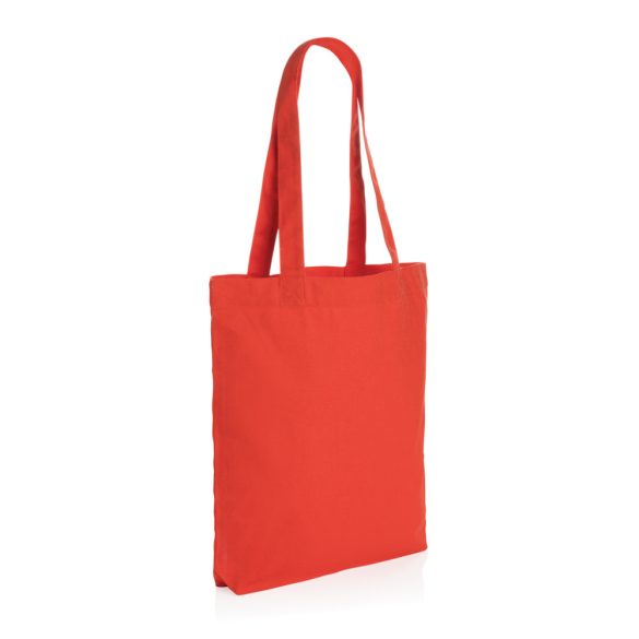 Impact Aware™ 285 gsm rcanvas tote bag, red