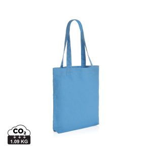 Impact Aware™ 285 gsm rcanvas tote bag, tranquil blue