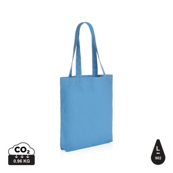 Impact Aware™ 285 gsm rcanvas tote bag, blue