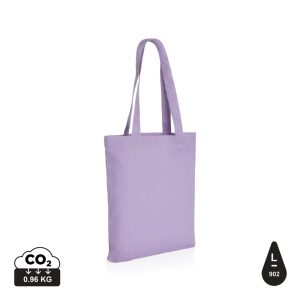 Impact Aware™ 285 gsm rcanvas tote bag, lavender