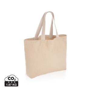 Impact Aware™ 240 gsm rcanvas large tote undyed, brown