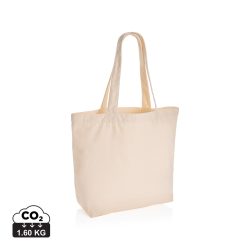  Impact Aware™ 240 gsm rcanvas shopper w/pocket undyed, off white